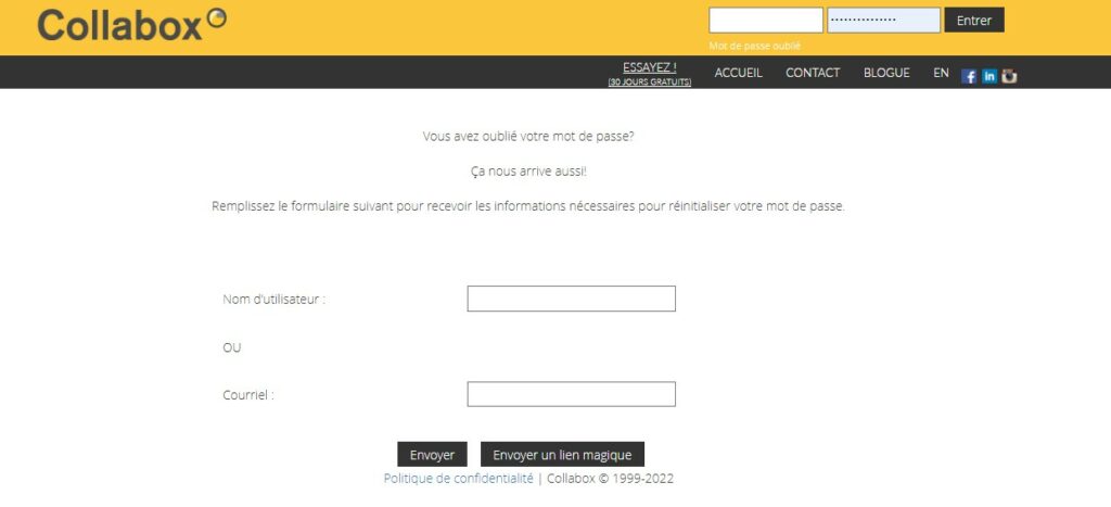 Forgot your password 2