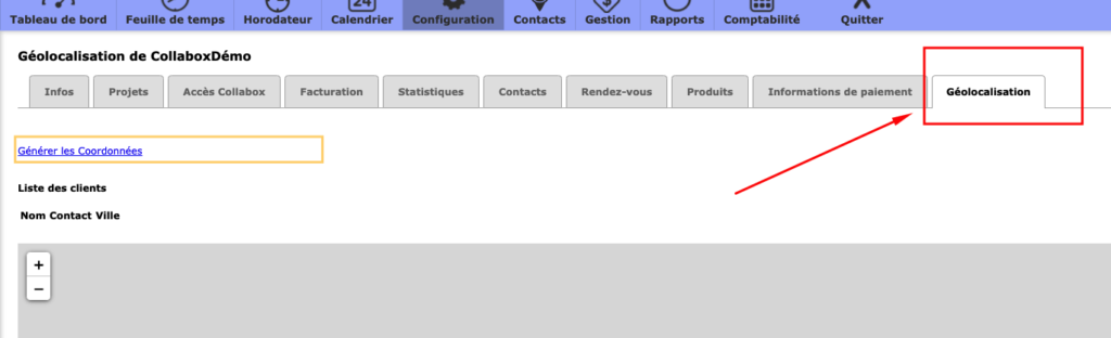 Géolocalisation-Collabox