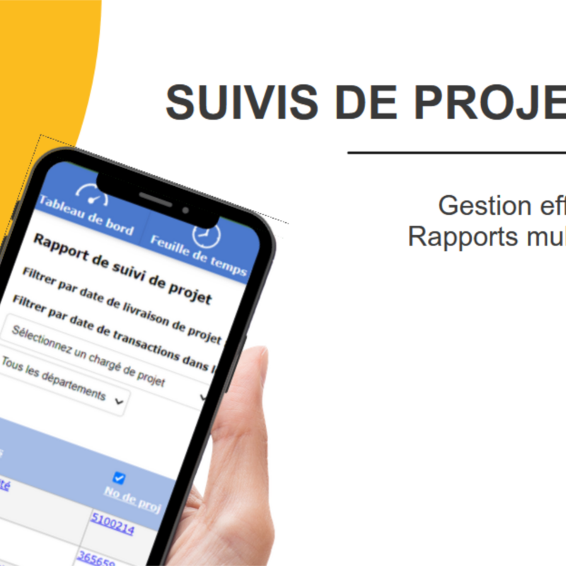 Suivis de projets en temps réel