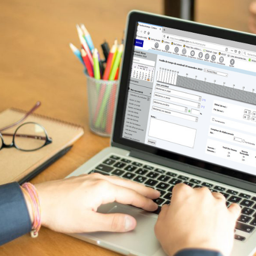 Collabox feuille de temps