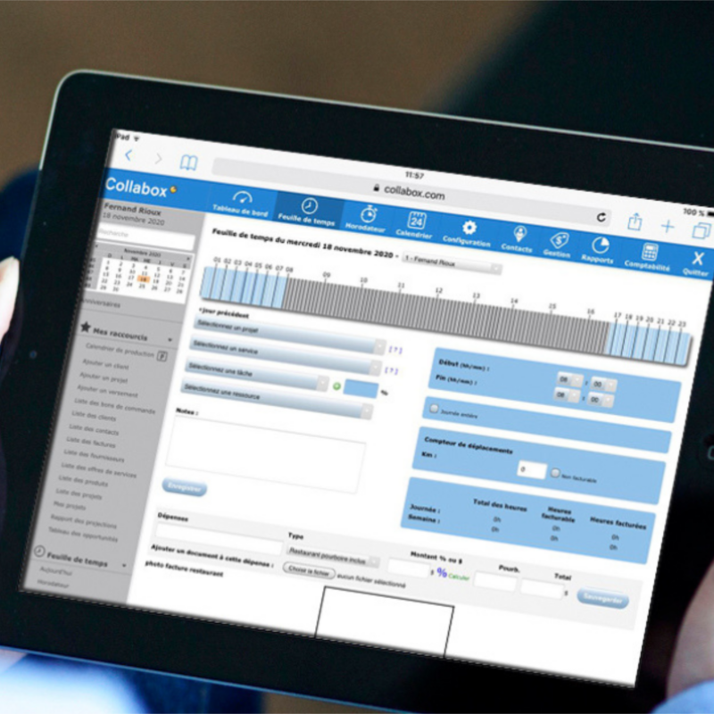 Feuille de temps. 4 types de feuilles de temps.