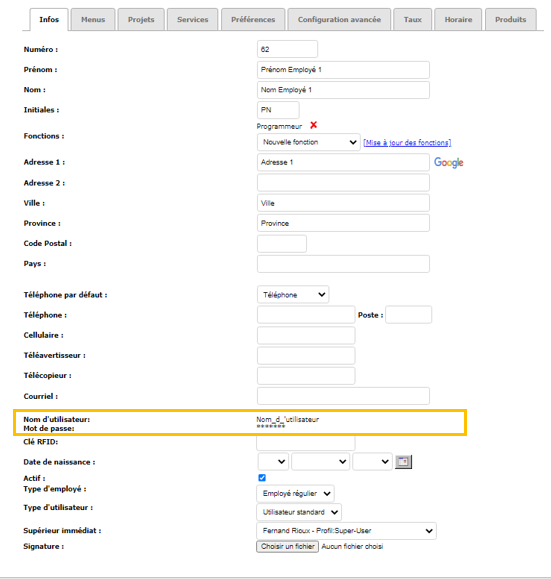 Collabox access to your employee file  