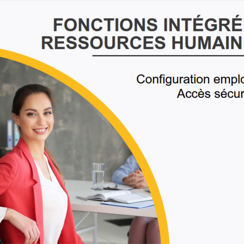 Fonctions intégrées ressources humaines FIRH. Configuration des employés