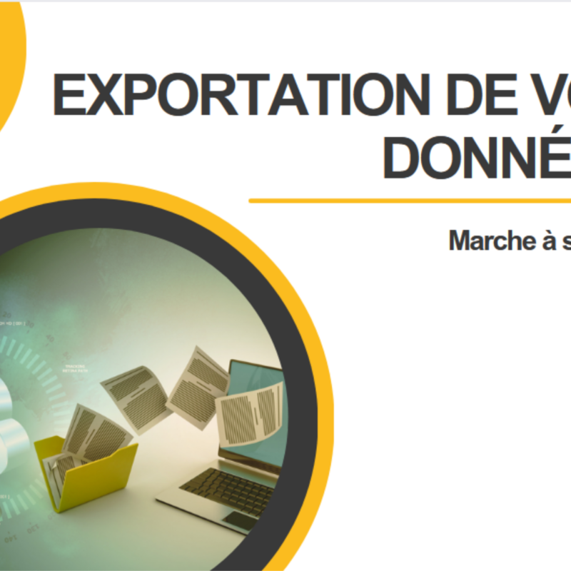 Exportation de vos données