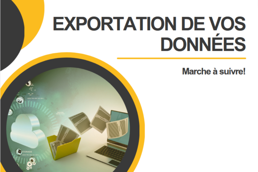 Exportation de vos données