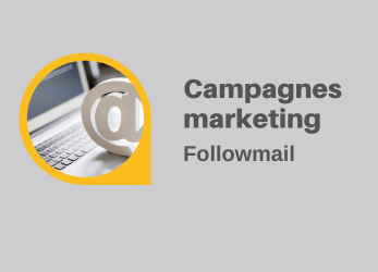 Image montrant la possibilité de faire des campagnes marketing avec Followmail.