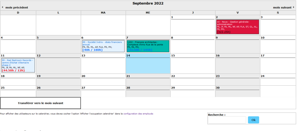 Visual of a production schedule with due dates highlighted.