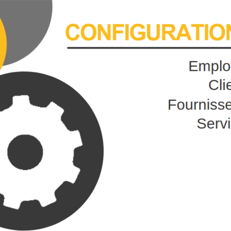 Configurations de base de votre Collabox : employés, clients, fournisseurs et services