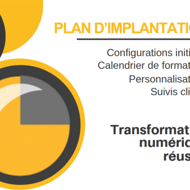 Collabox a un plan d'implantation évolué pour une transformation numérique réussie dans votre entreprise.