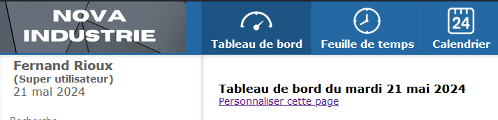 Image montrant qu'il est facile de trouver les indicateurs dans le tableau de bord du logiciel (c'est le premier onglet)